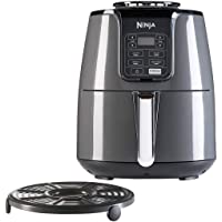 Ninja Air Fryer- Freidora sin Aceite [AF100EU] 4 funciones de cocción- Asar- Recalentar- Deshidratar y Freidora de Aire…